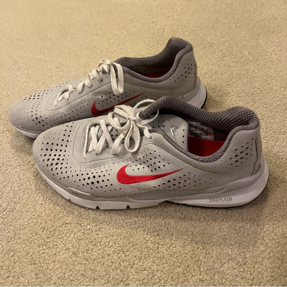 Womens Nike Air Zoom Moire Gray Workout Athletic Running Sneakers Shoes Size 10